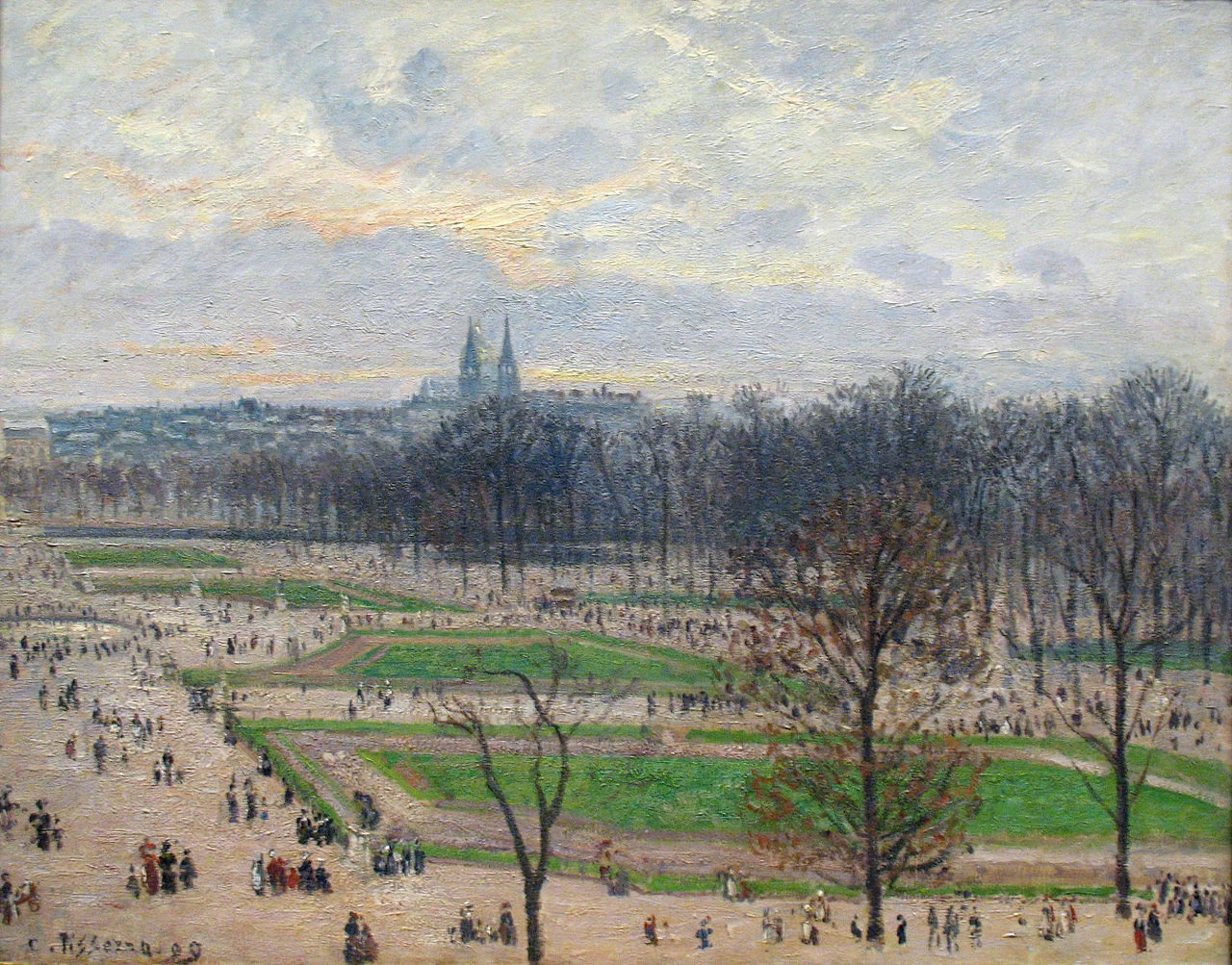 Il Giardino delle Tuileries in un pomeriggio invernale - Metropolitan Museum of Art, New York